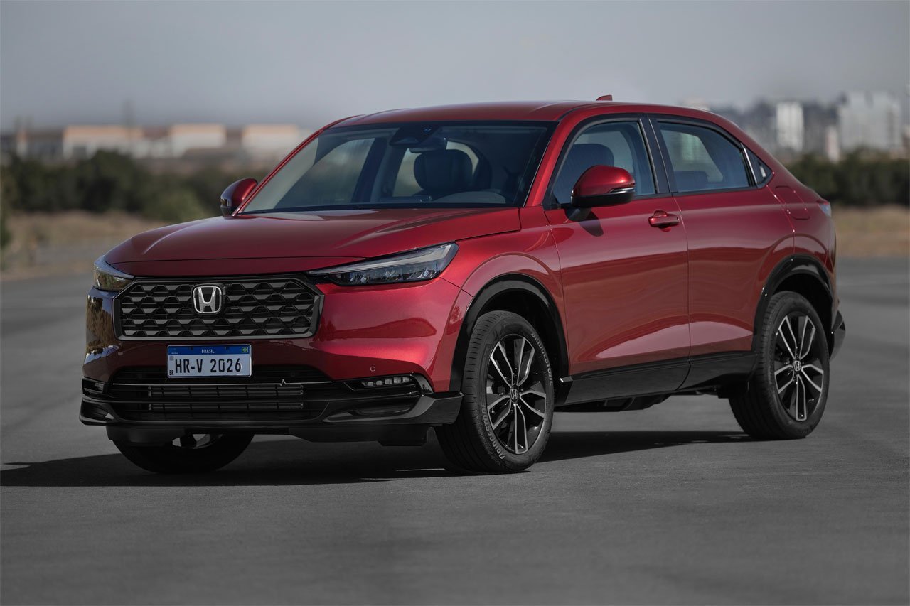 O que muda no HR-V 2026: design agressivo, conforto extra e novidades de série