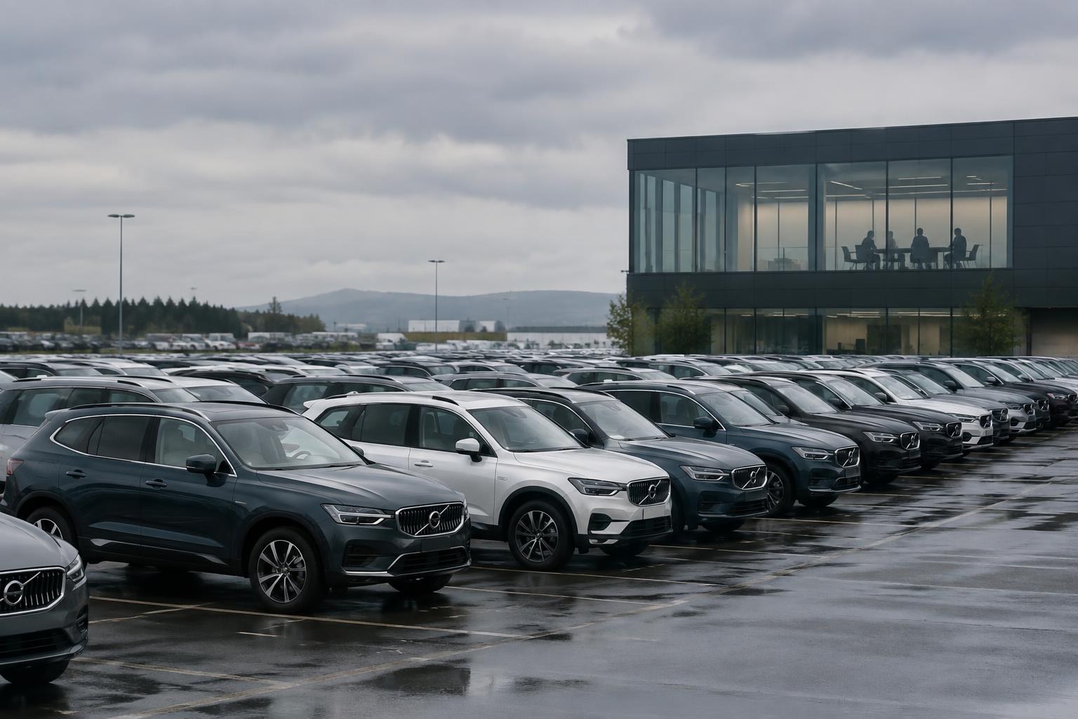 Volvo suspende novas contratações administrativas em meio à pressão sobre as vendas