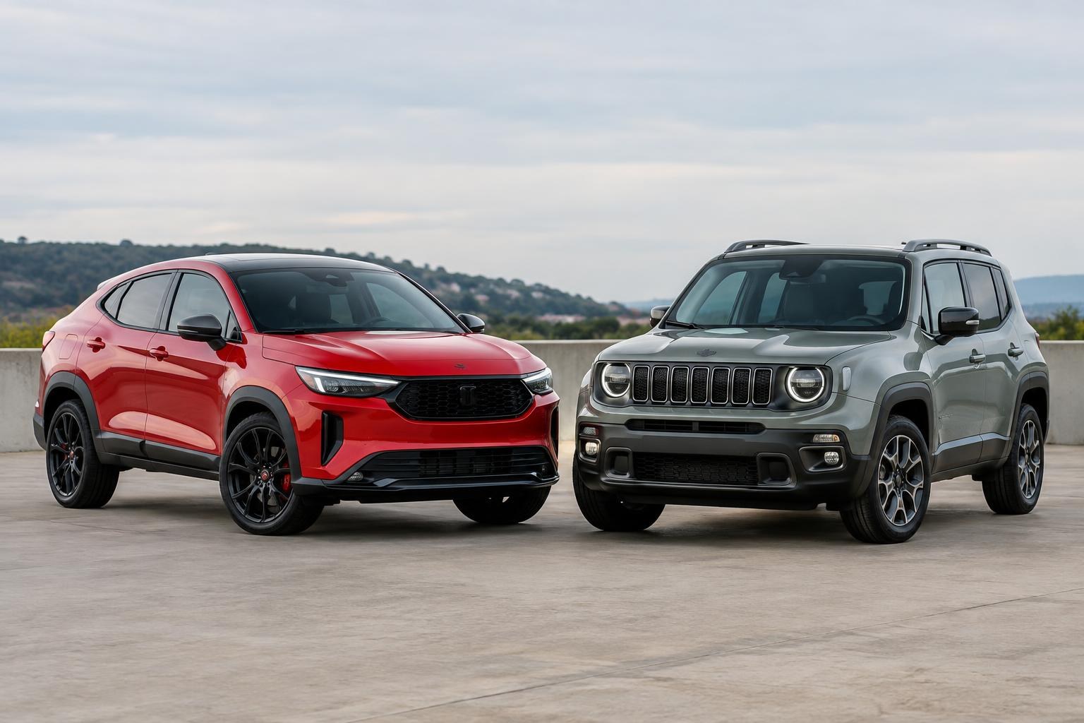 Fastback Abarth em oferta: o que avaliar antes de comparar com o Renegade híbrido